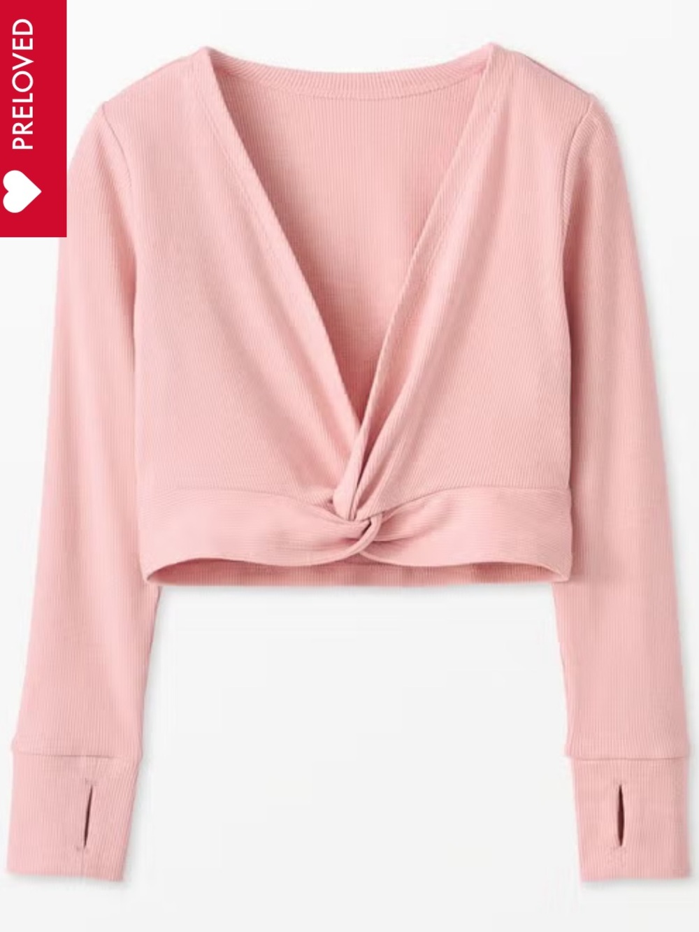 Hanna Andersson Active Rib Long sleeve Twist Top size 12 / 150